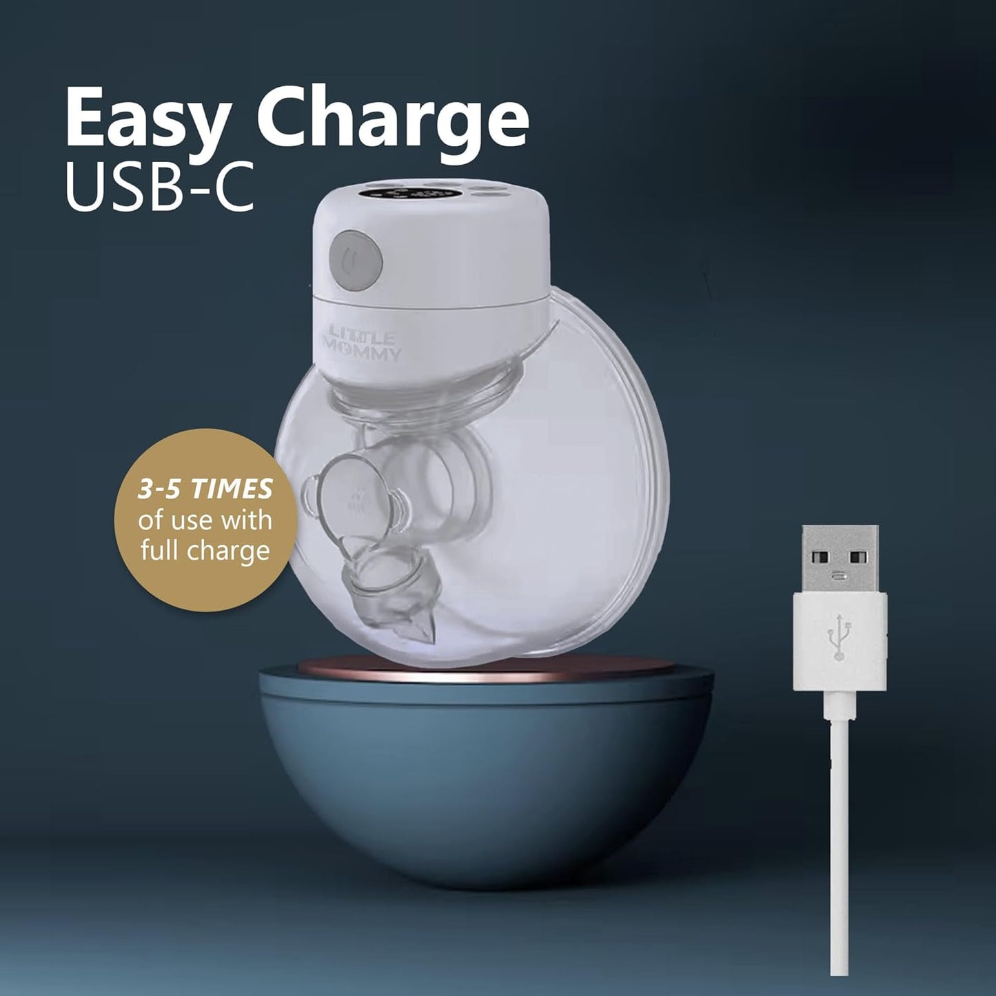 LITTLE MOMMY Single Electric Breast Pump,