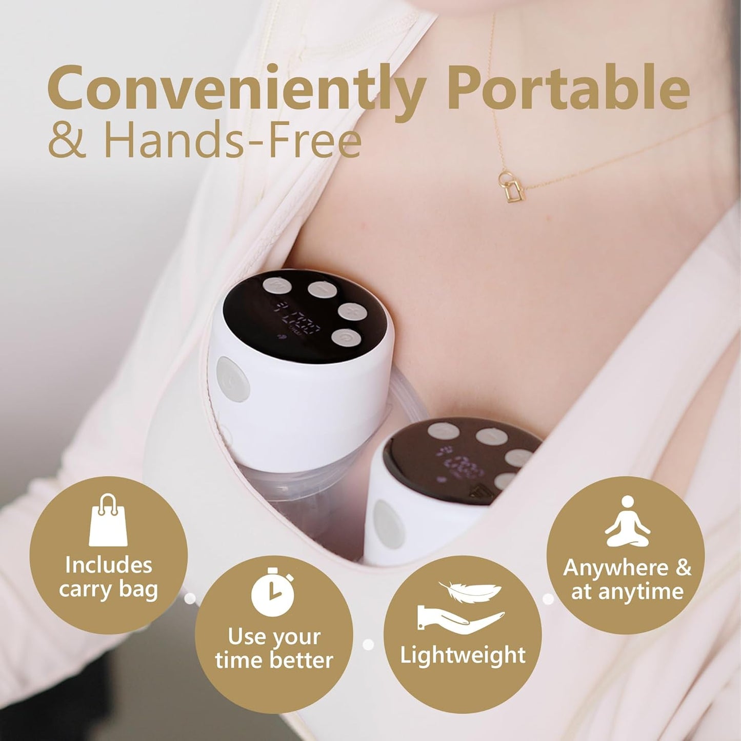 BIRTH Electric Single Breast Pumps Hands-Free S12A,