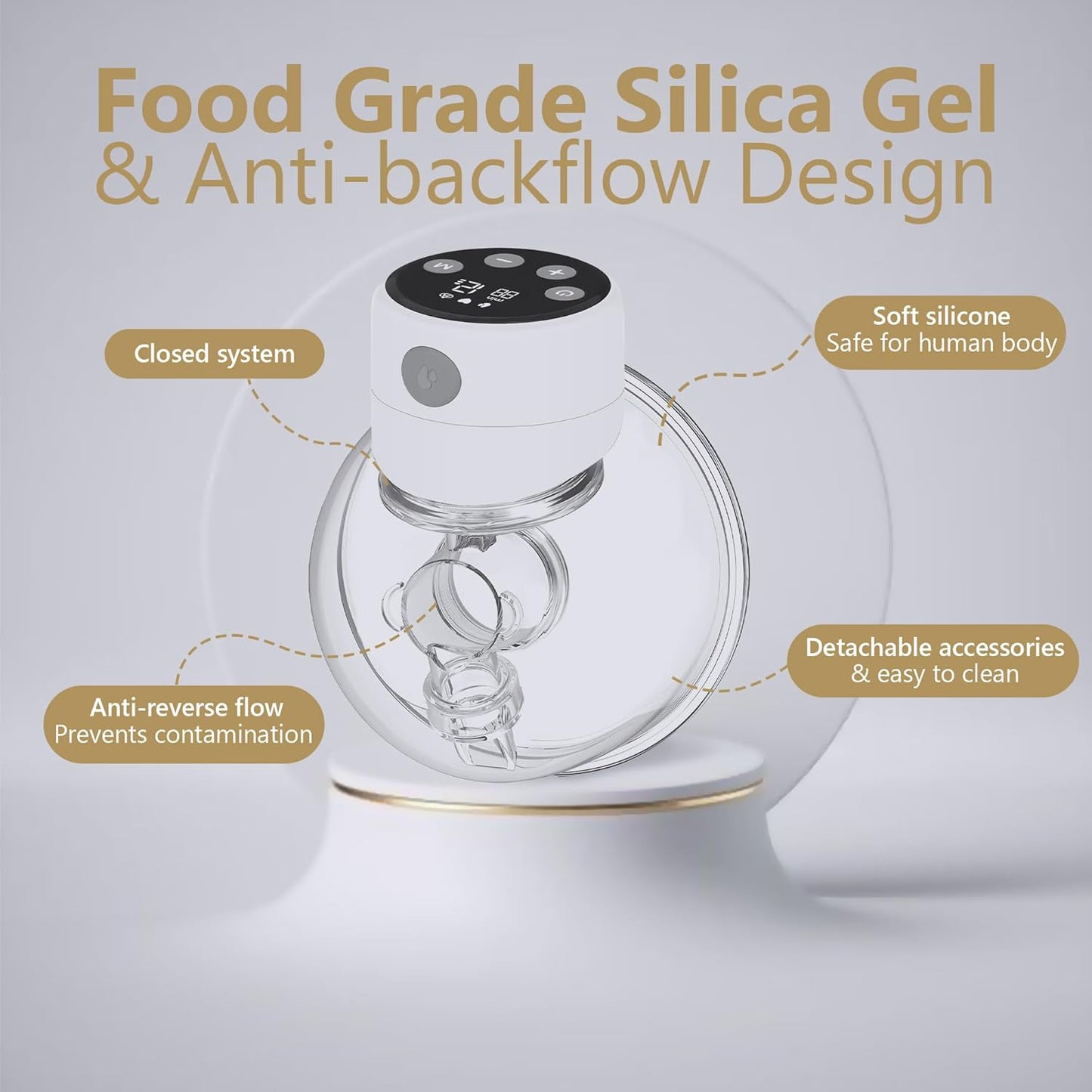 BIRTH Electric Single Breast Pumps Hands-Free S12A,